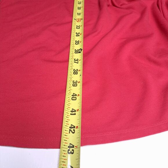 Leith Womens Medium Red Rayon Blend Casual Dress Tank Sleeveless Midi Dress - Picture 8 of 9